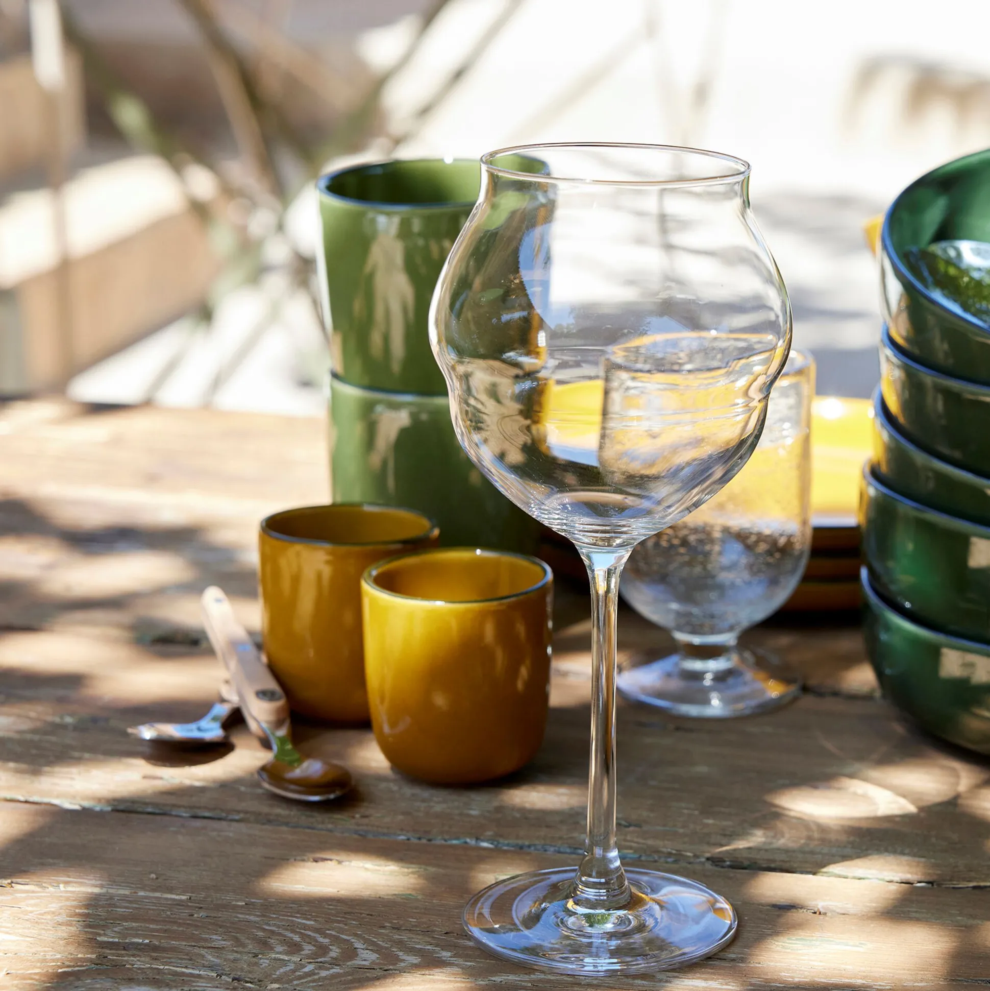 Coffret de 6 verres à pied en cristallin 50cl - transparent