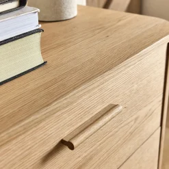 Commode 6 tiroirs en chêne - bois clair