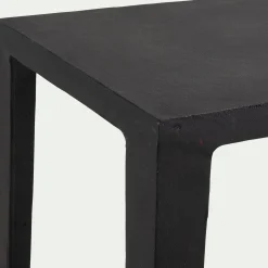 Console en aluminium - noir L121xl39xH82cm