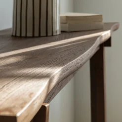 Console en teck recyclé L125xl37xH80cm - bois clair