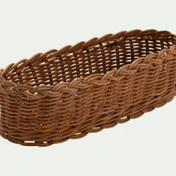 Corbeille à pain en rotin L26cm - marron