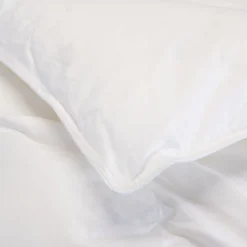 Couette chaude percale de coton et fibre siliconée 240x220cm