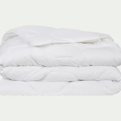 Couette tempérée en tencel et coton - blanc 220x240cm