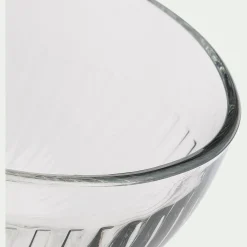 Coupe inclinée en verre D12cm - transparent