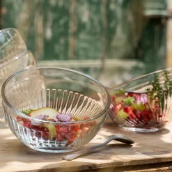 Coupe inclinée en verre D12cm - transparent