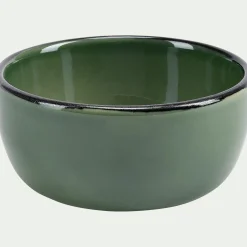 Coupelle apéritive en grès D8,5cm - vert avocado