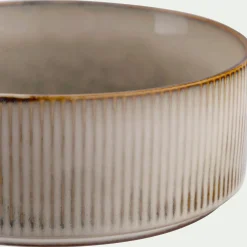 Coupelle en grès D17cm - beige