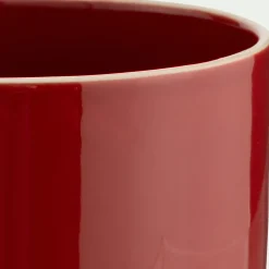 Coupelle en grès D15cm - rouge