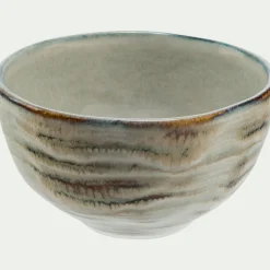 Coupelle en grès réactif D15cm - gris