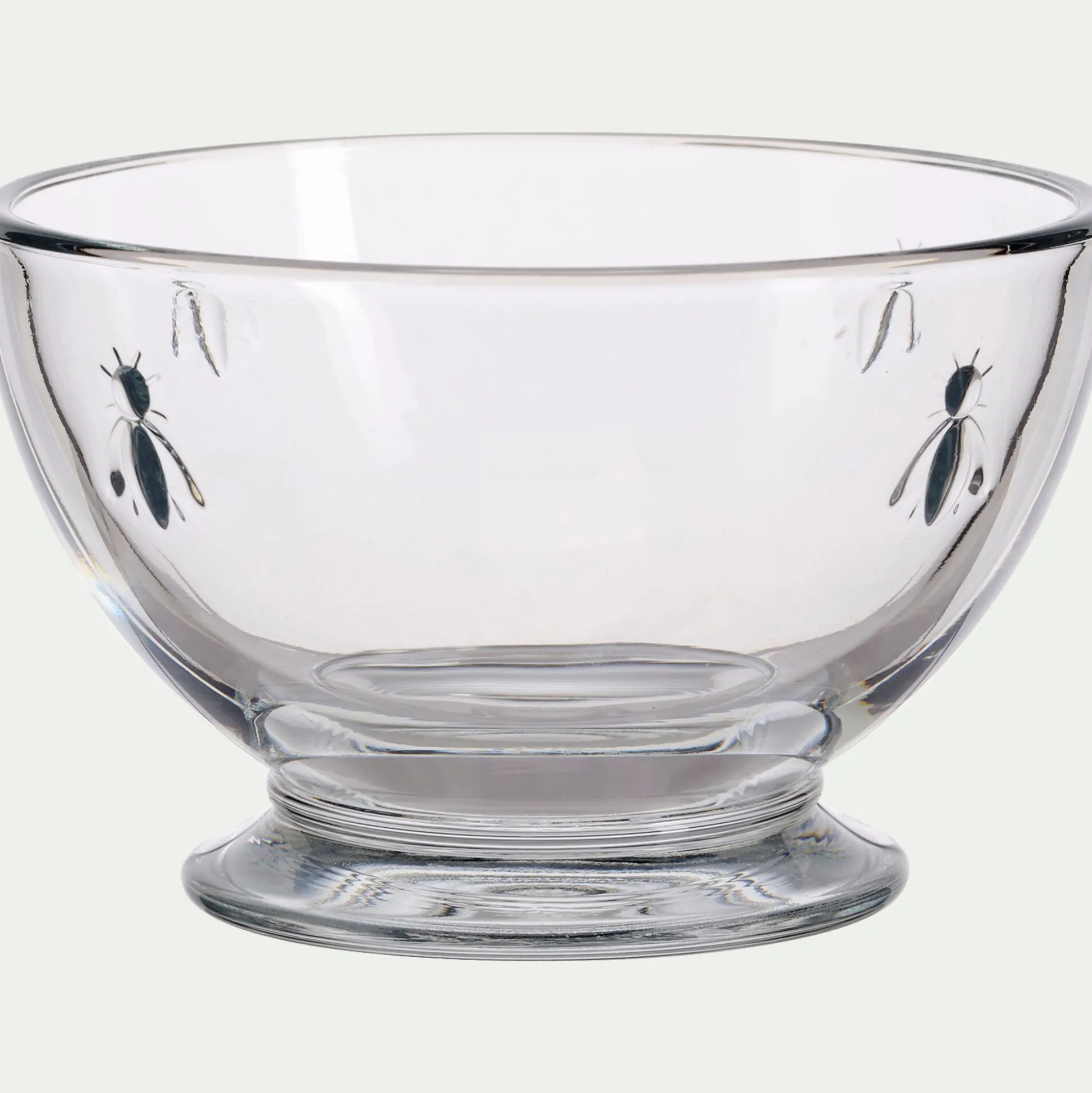 Coupelle en verre D10,5cm - transparent