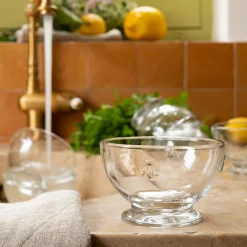 Coupelle en verre D10,5cm - transparent