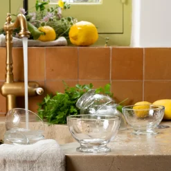 Coupelle en verre D10,5cm - transparent