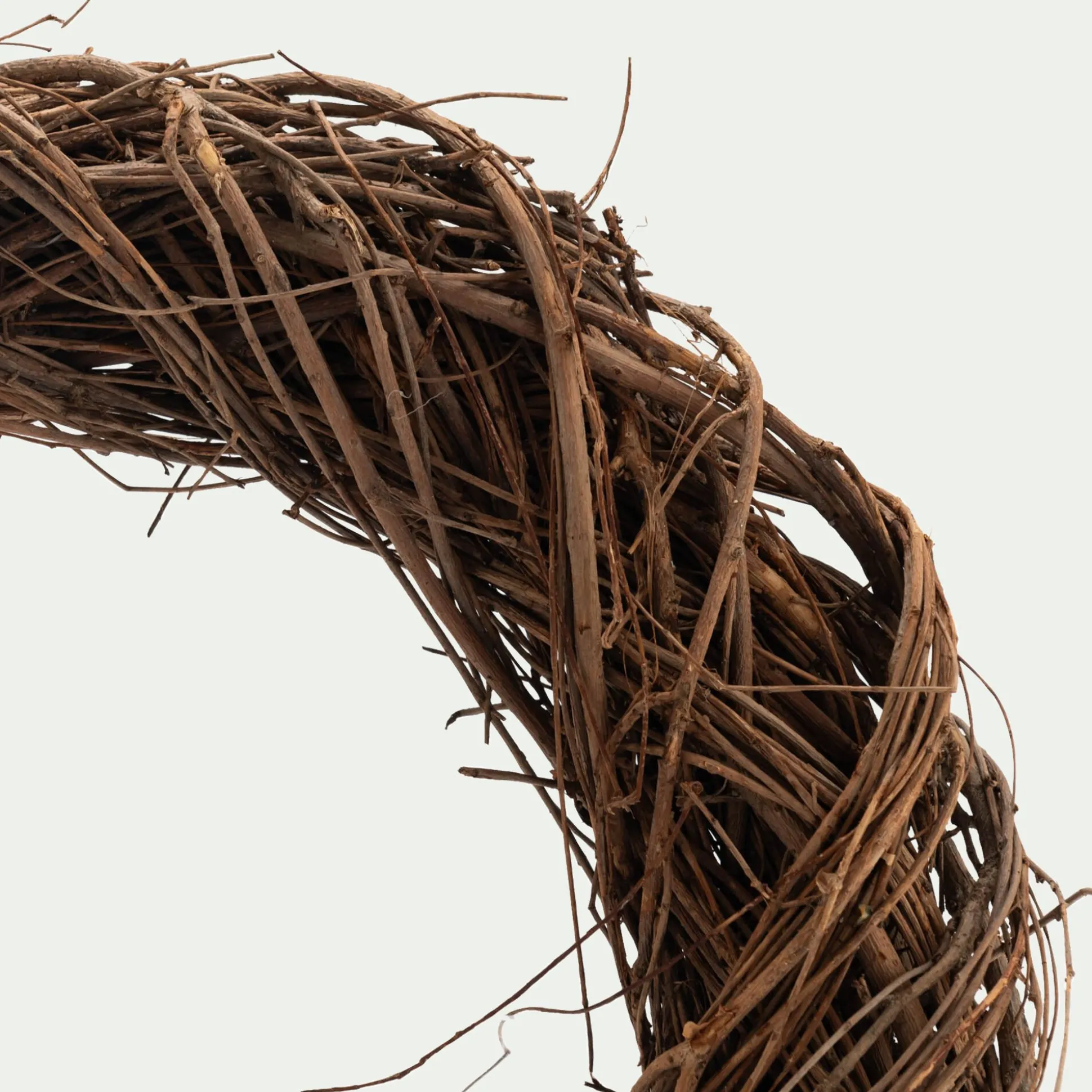 Couronne de Noël à décorer d40cm - naturel