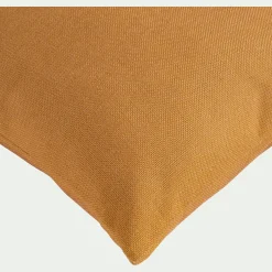 Coussin de jardin en tissu - jaune argan 70x70cm