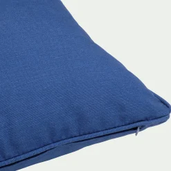 Coussin d'extérieur et intérieur déperlant 40x40cm - bleu