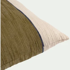 Coussin en coton 40x60cm - vert mousse