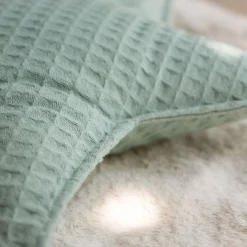 Coussin forme étoile 45x45cm - bleu