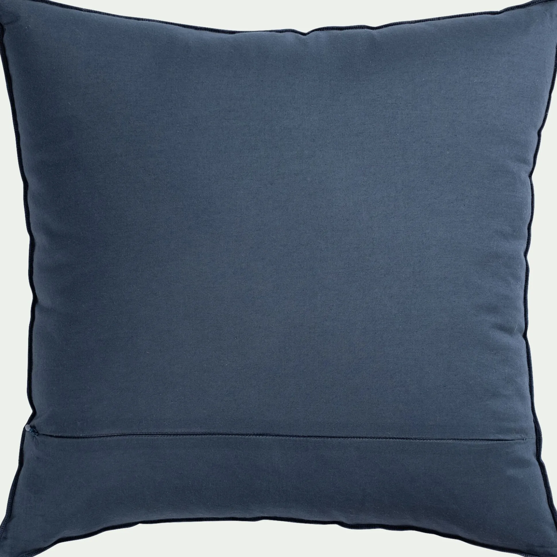 Coussin motif floral en velours 45x45cm - bleu