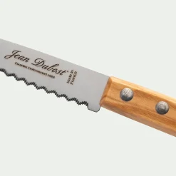 Couteau à légumes en inox et bois d'olivier 18cm - naturel