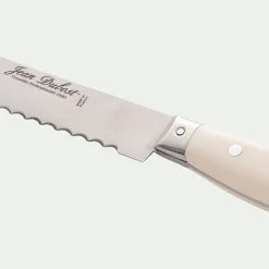 Couteau à pain en inox - blanc