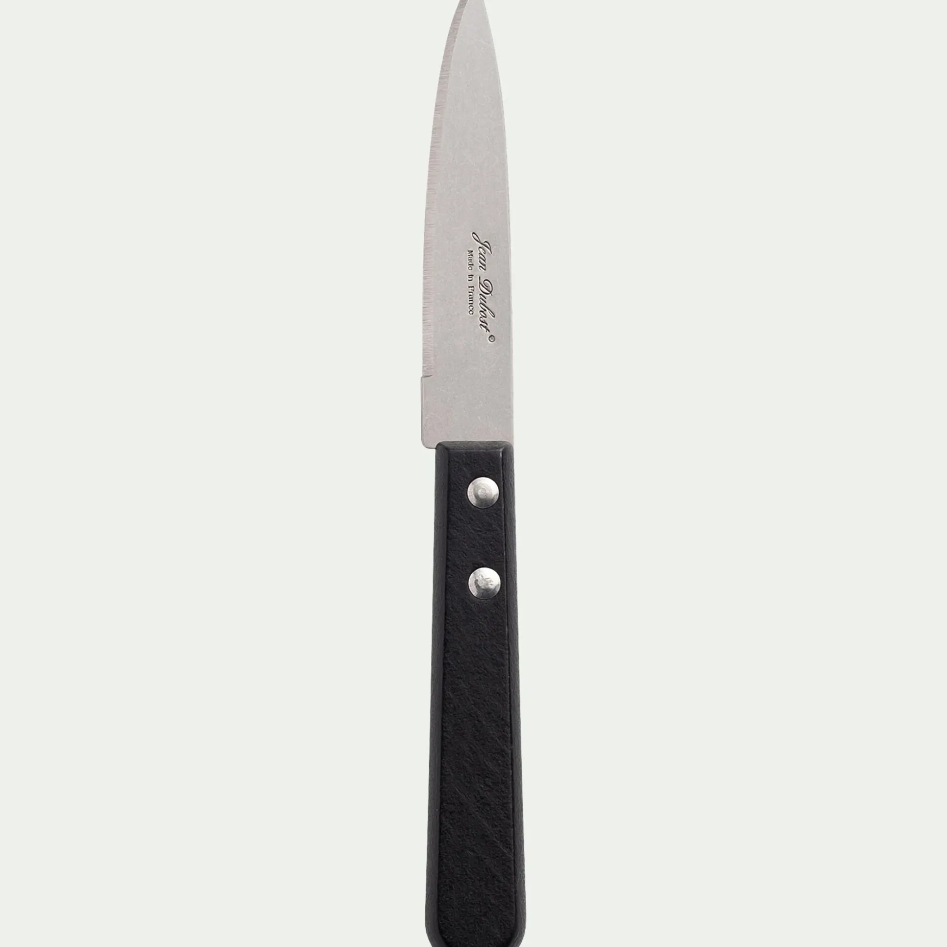 Couteau d'office en bois de hêtre et inox - noir