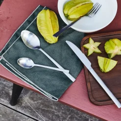 Couteau en inox finition satinée - argenté