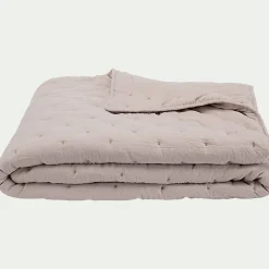 Couvre-lit effet capitonné 230x250cm - beige alpilles