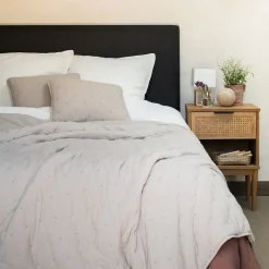 Couvre-lit 180x230cm effet capitonné - beige alpilles