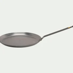 Crêpière en tôle De Buyer D26cm - argenté