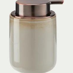 Distributeur de savon en céramique - gris