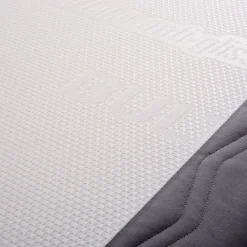 Double sommier tapissier Bultex à lattes - gris 160x200cm