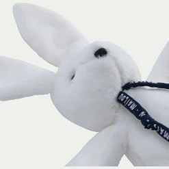 Doudou lapin - blanc H23cm