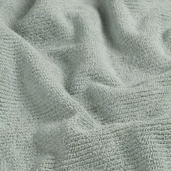 Drap de bain en bouclettes de coton bio 90x150cm - vert olivier