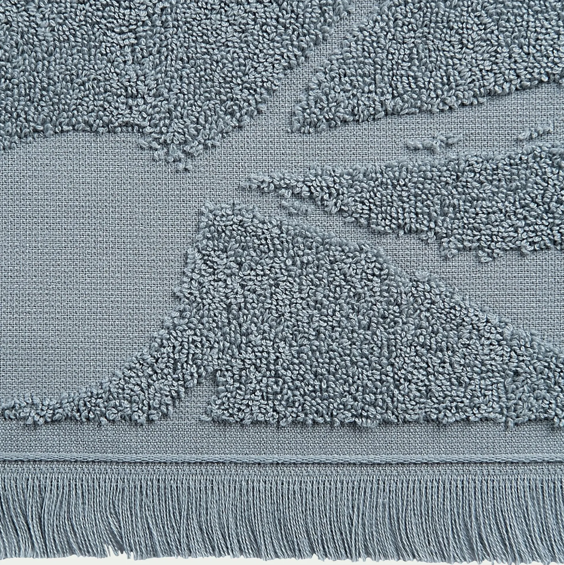 Drap de bain en coton - bleu calaluna 100x150cm