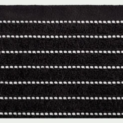 Drap de bain en coton - noir 100x150cm