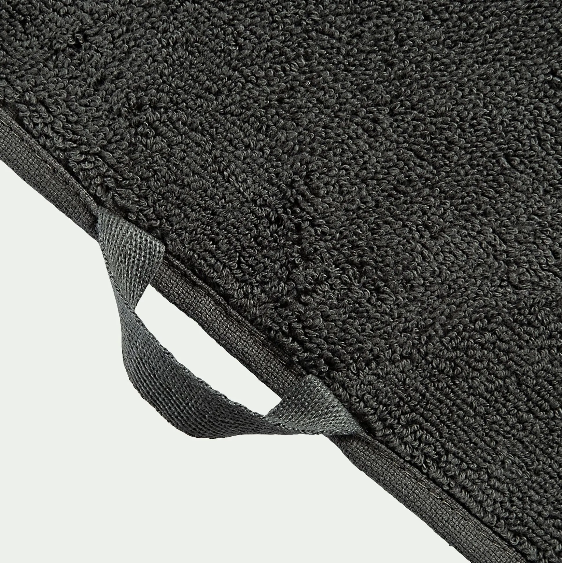 Drap de bain en coton - vert cèdre 100x150cm