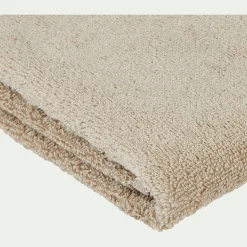 Drap de bain en coton peigné - beige alpilles 100x150cm