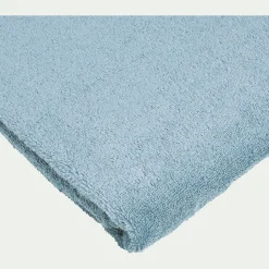 Drap de bain en coton peigné - bleu calaluna 100x150cm