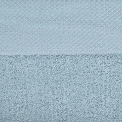 Drap de bain en coton peigné - bleu calaluna 100x150cm