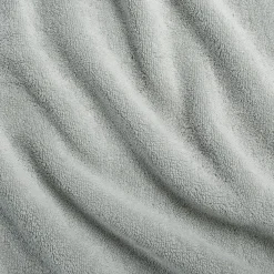 Drap de bain frangé en coton 100x150cm - bleu littoral