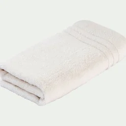 Drap de douche bouclette en coton - blanc ventoux 70x140cm