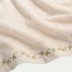 Drap de douche en coton - beige 70x140cm