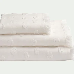 Drap de douche en coton 70x140cm - blanc