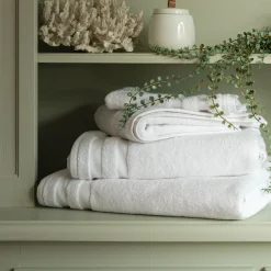 Drap de douche qualité hôtelière en coton - blanc 70x140cm