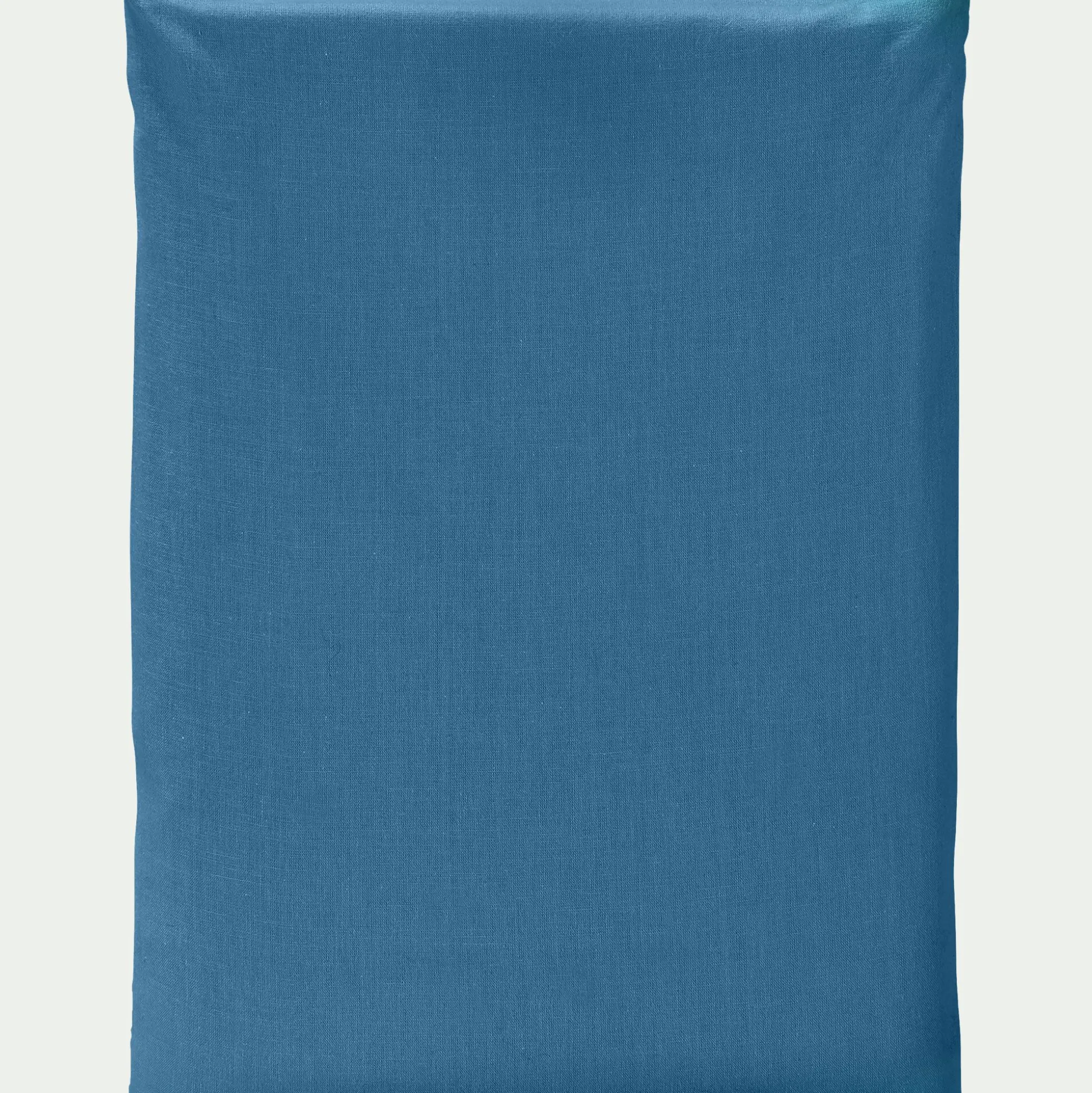 Drap plat en coton 180x300cm - bleu figuerolles