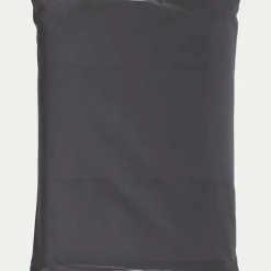 Drap plat en coton 270x300cm - gris ardoise