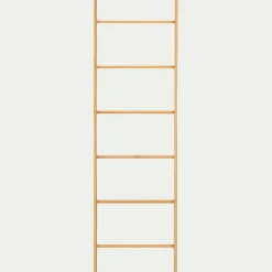 Echelle porte-serviette en bambou - bois clair