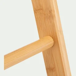 Echelle porte-serviette en bambou - bois clair
