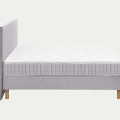 Ensemble matelas ressorts + sommier H24cm alinea 2x100x200cm - gris borie