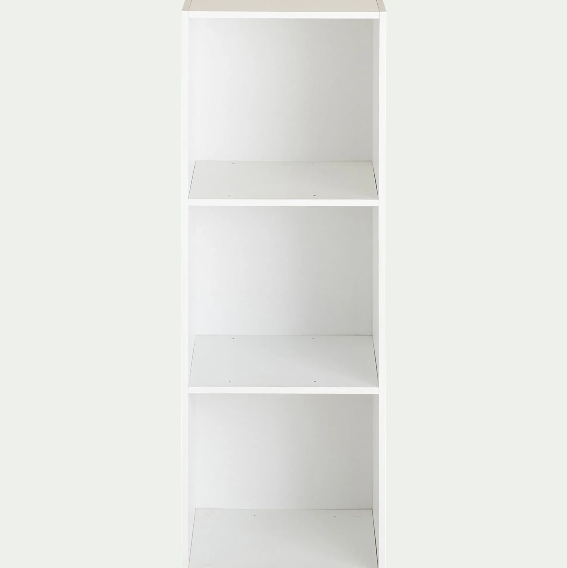 Etagère 3 cases en bois - blanc